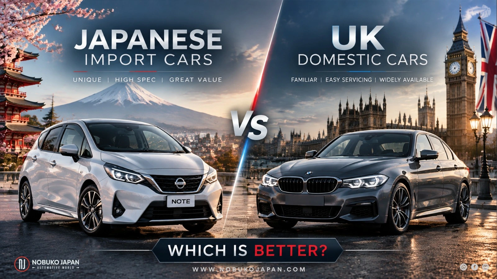 Japanese Import Cars vs UK Domestic Cars Which Is Better?